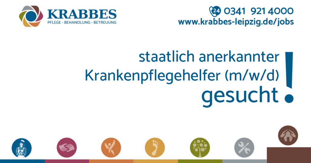 staatlich anerkannter Krankenpflegehelfer (m/w/d) in Leipzig-Portitz staatlich anerkannter Krankenpflegehelfer (m/w/d) in Leipzig-Portitz